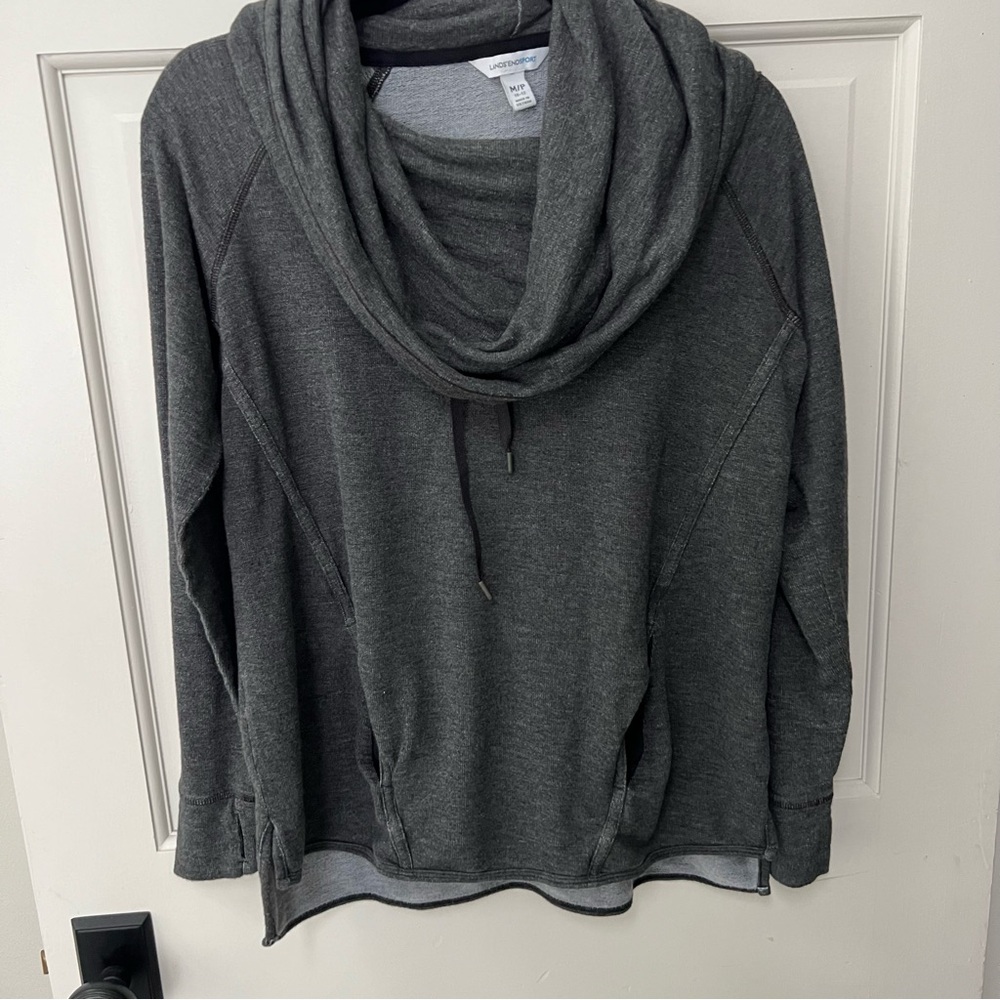 Lands End Petite Medium (10P-12P) Cowl Neck Pullover - Preowned